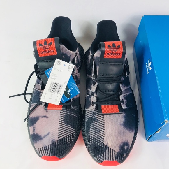 Mens Adidas Prophere Black Solar Red size 10 - Picture 6 of 8